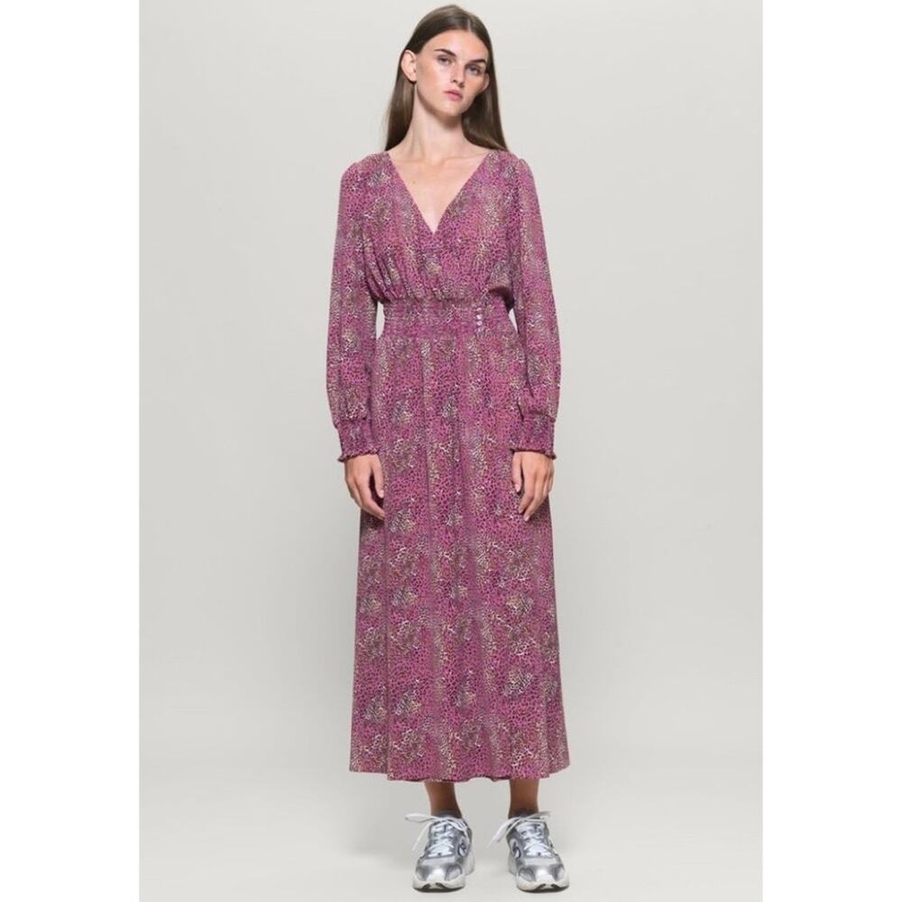 NWT Baum Und Pferdgarten Azia Long Sleeve Maxi Dress
